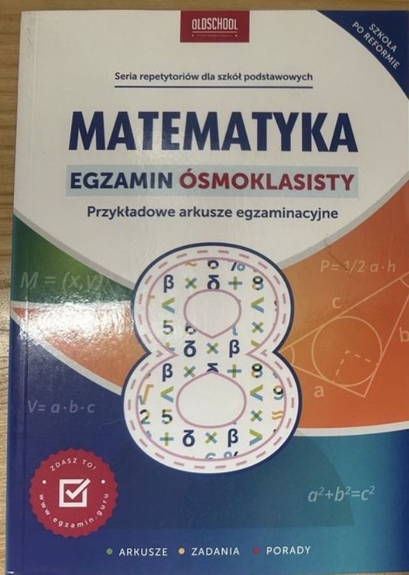 Nowe arkusze - egzamin ósmoklasisty (matematyka)