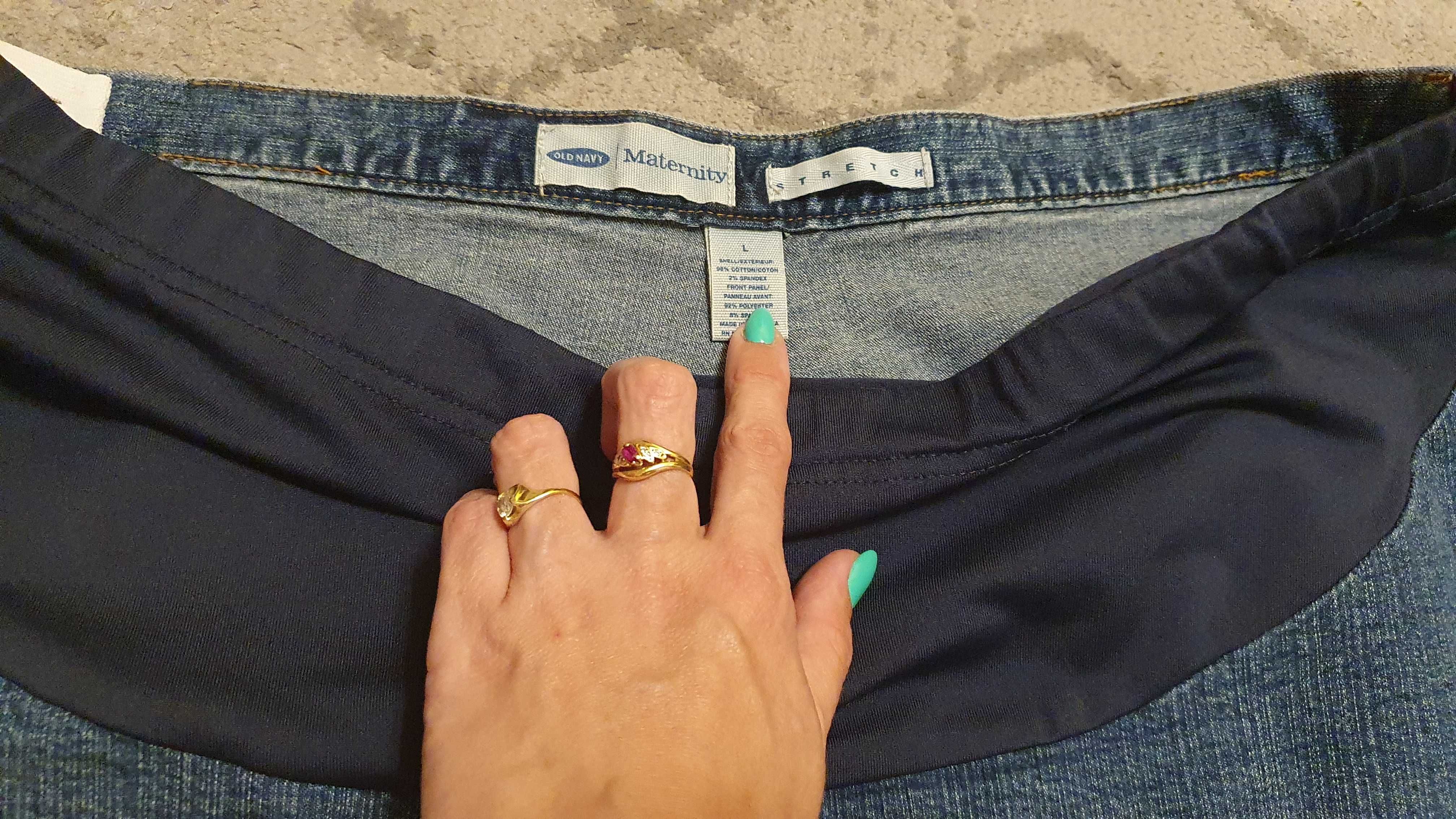 Spódniczka ciążowa jeans rozm L
