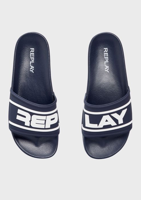 Мужские шлепки тапки Replay