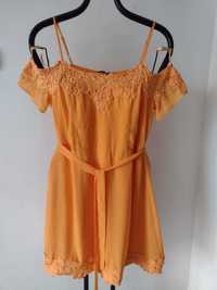 Nowa pomarańczowa sukienka L