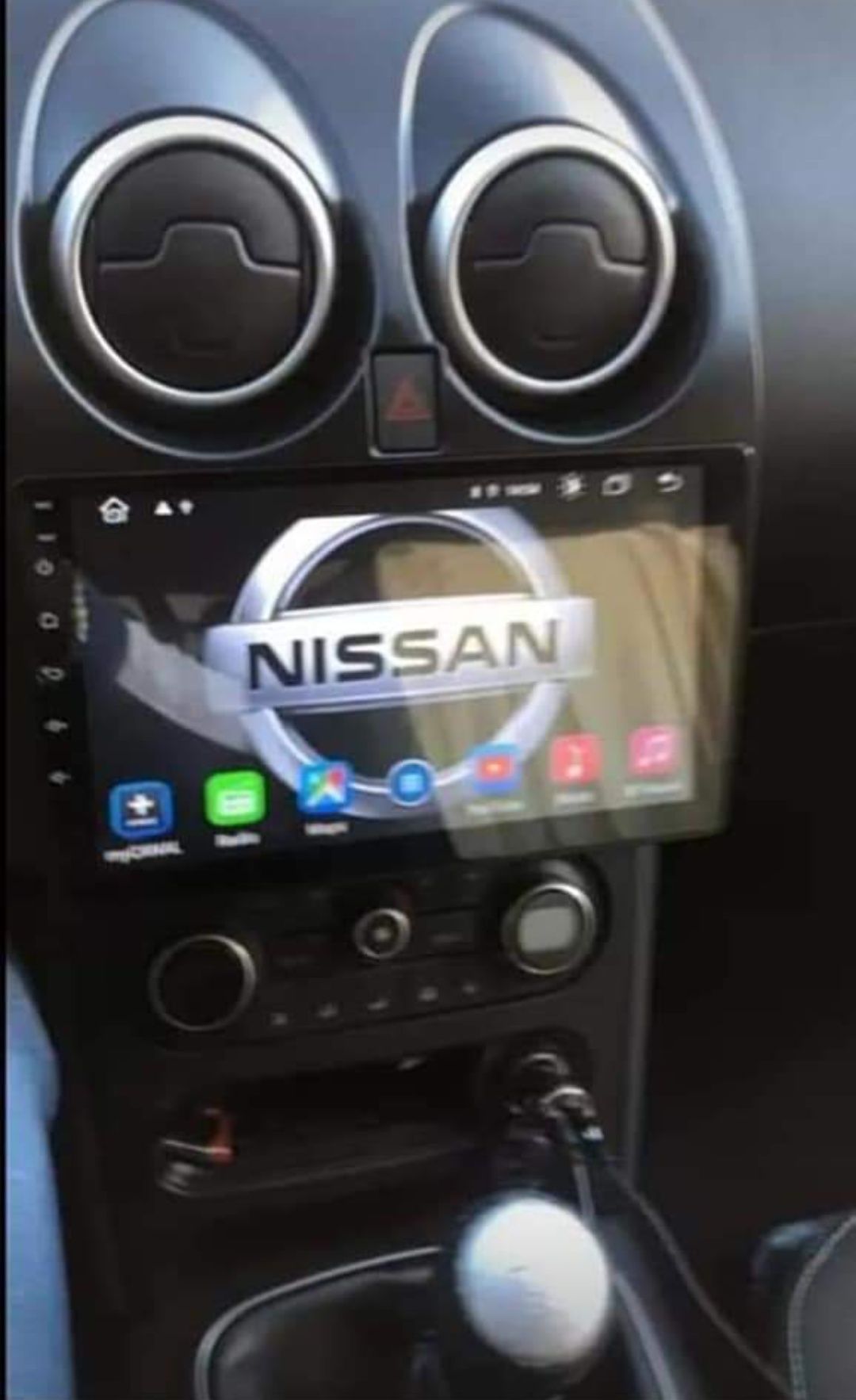 Radio Android 12 com GPS Nissan Qashqai J10 (Artigo novo)