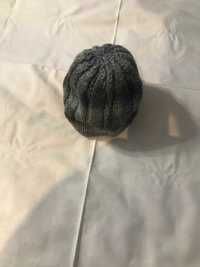 Czapka zimowa beanie  szary R. M/L