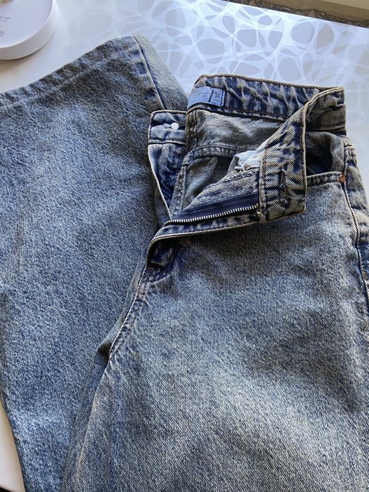 Сині джинси прямі