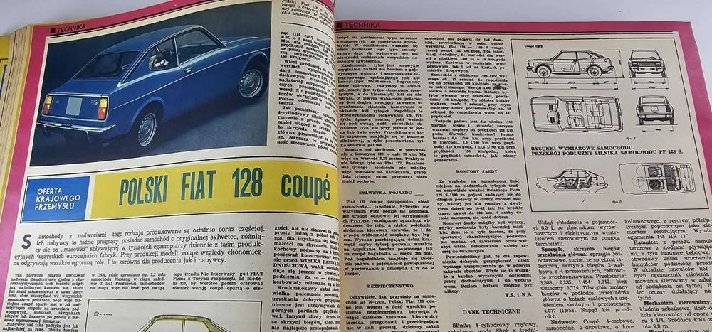 Kompletny tygodnik Motor 1975r Wsk Romet Fiat Shl 126p