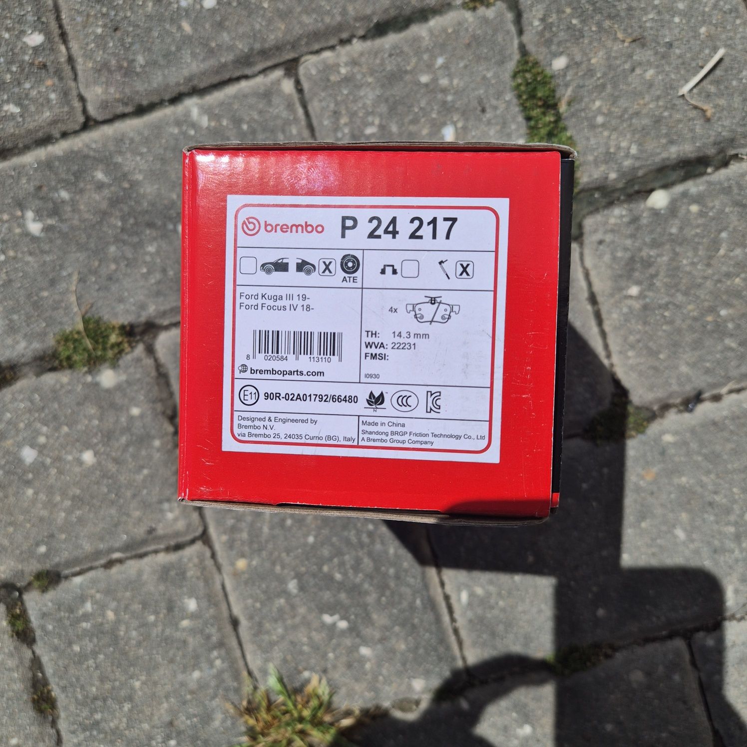 Pastilhas de Travão Brembo - Ford