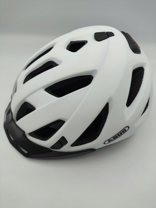 Abus Urban-I 3.0 Kask Rowerowy Miejski LED Biały S 51-55 cm