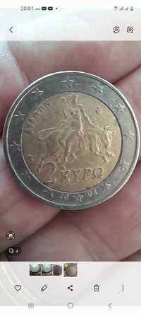 Moeda 2 € da grecia ano 2002