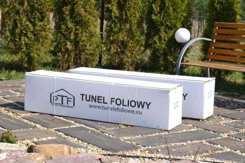 Tunel foliowy Ogórek 283x393 Foliak Ogrodowy 3x4 PTF Polska