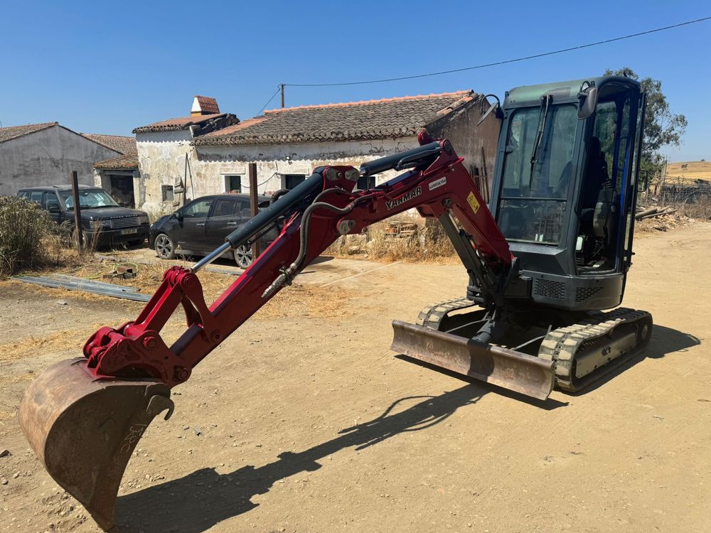 Yanmar Vio25-4, 2014, 3237h, Iva dedutível, engate rápido, CE