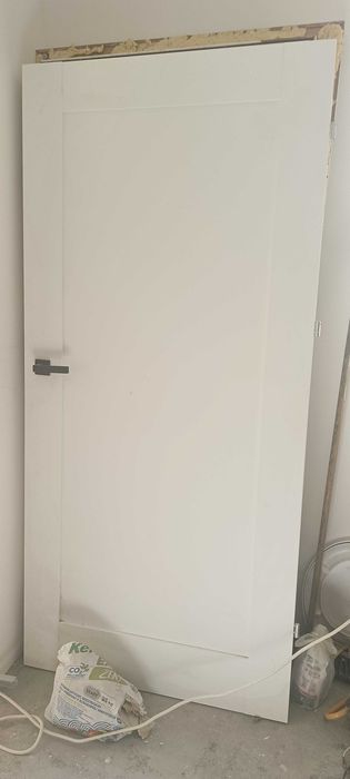 Drzwi wewnętrzne prawe 90 "Barański" z ościeżnicą