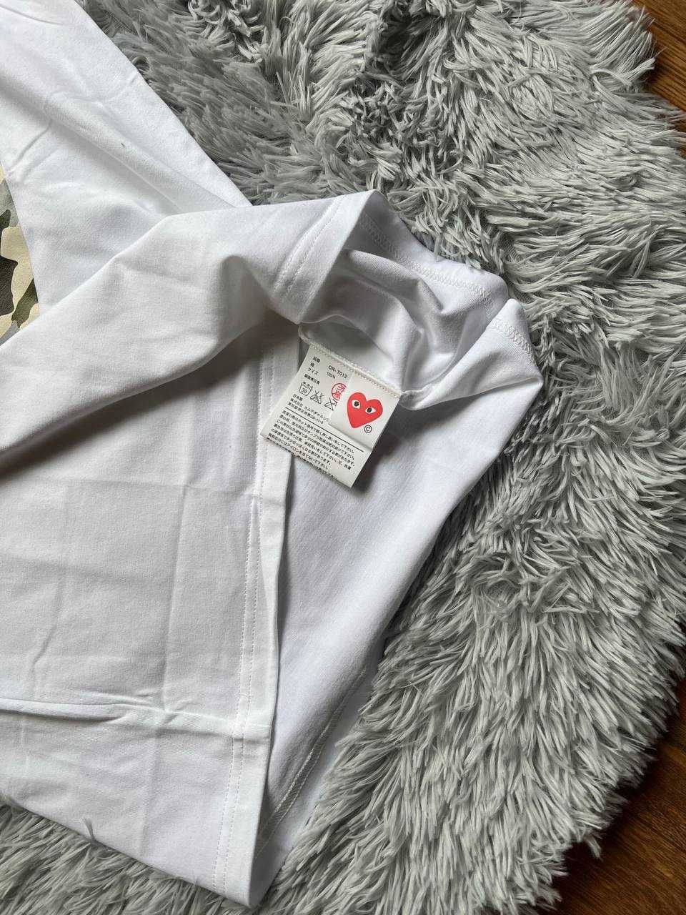 Koszulka CDG Biała White Play Comme Des Garcons