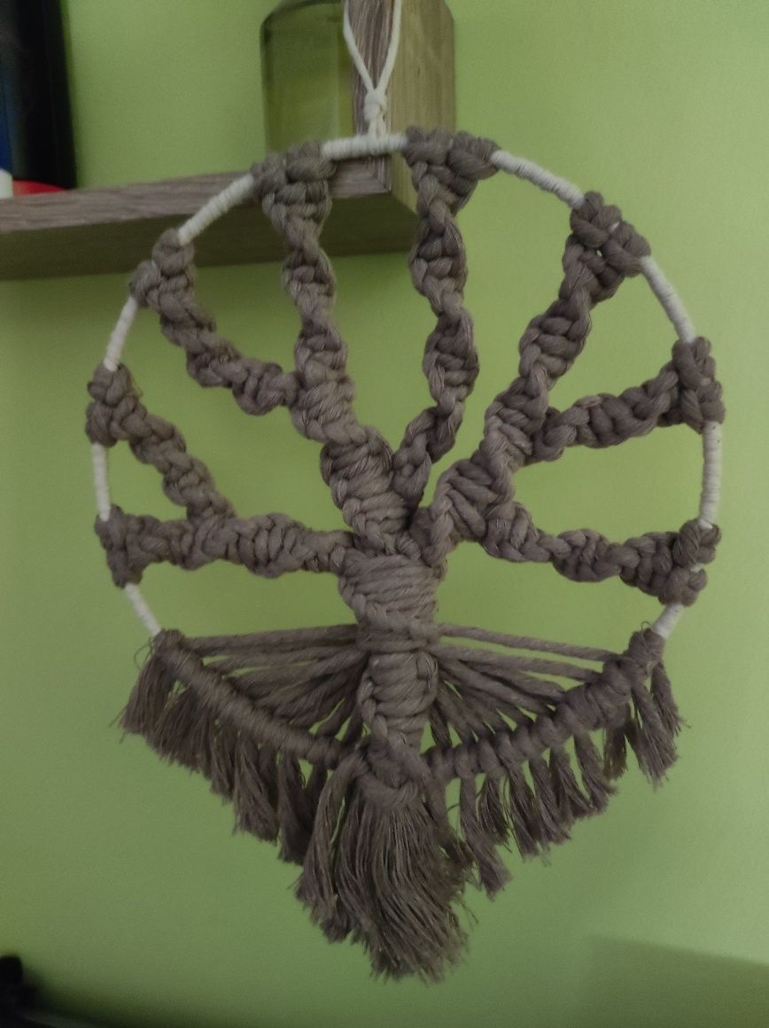 Árvore da vida em Macramé