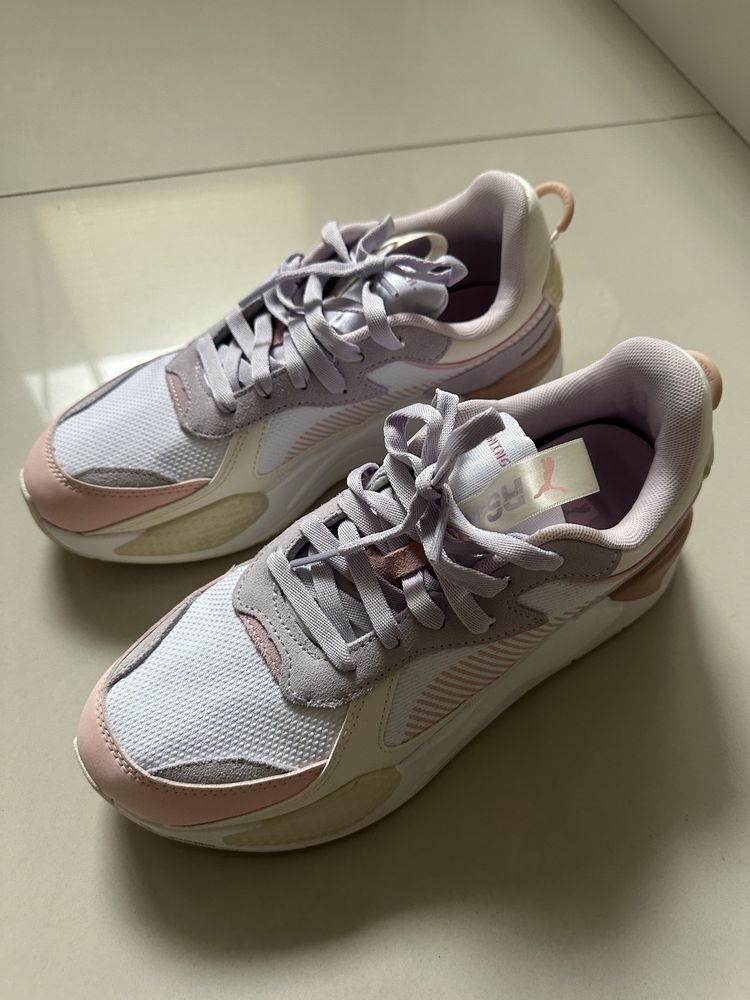 Buty PUMA RS-X Candy rozmiar 40,5 nowe pastelowe białe różowe