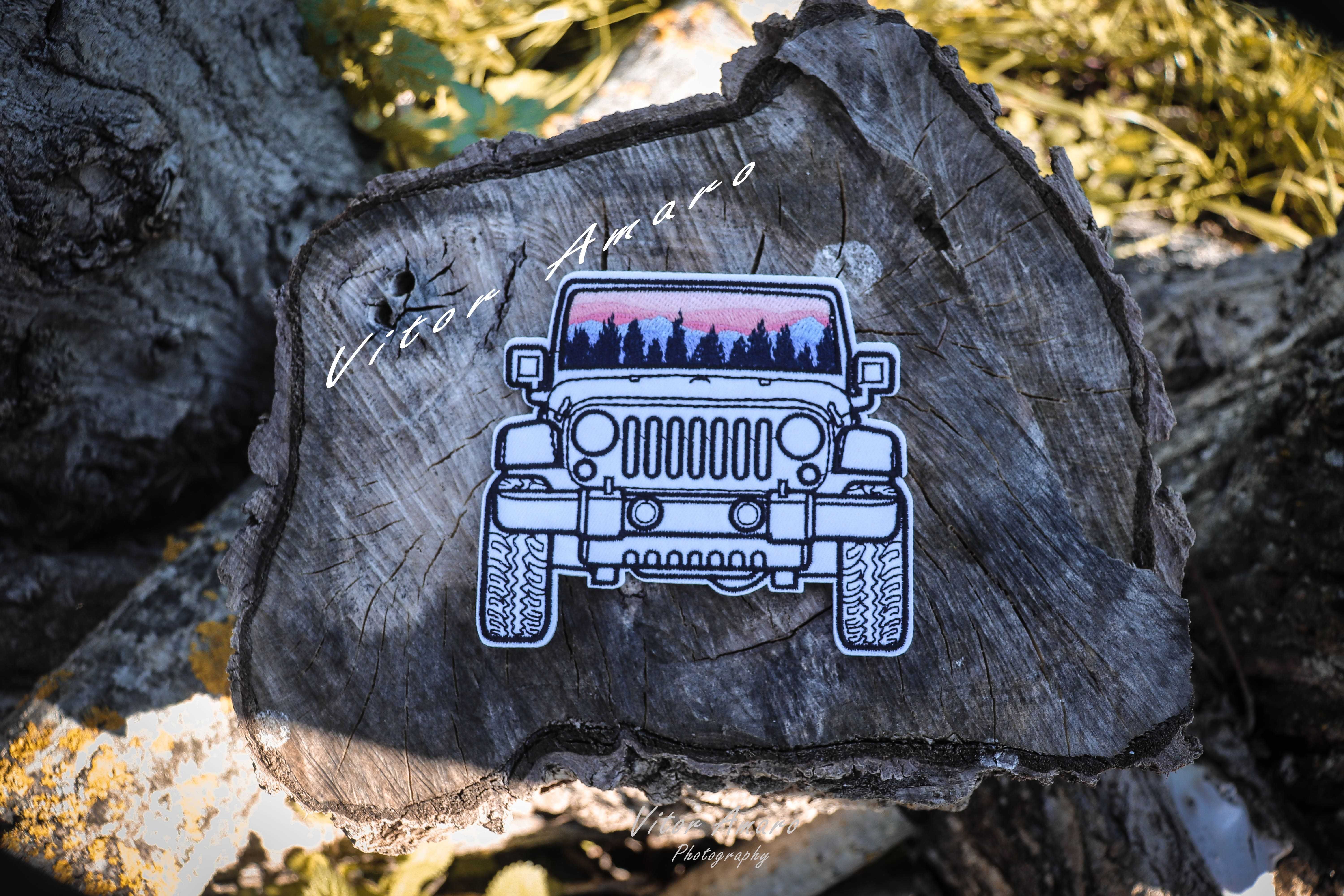 Símbolo/Logo Bordado Jeep | NOVO