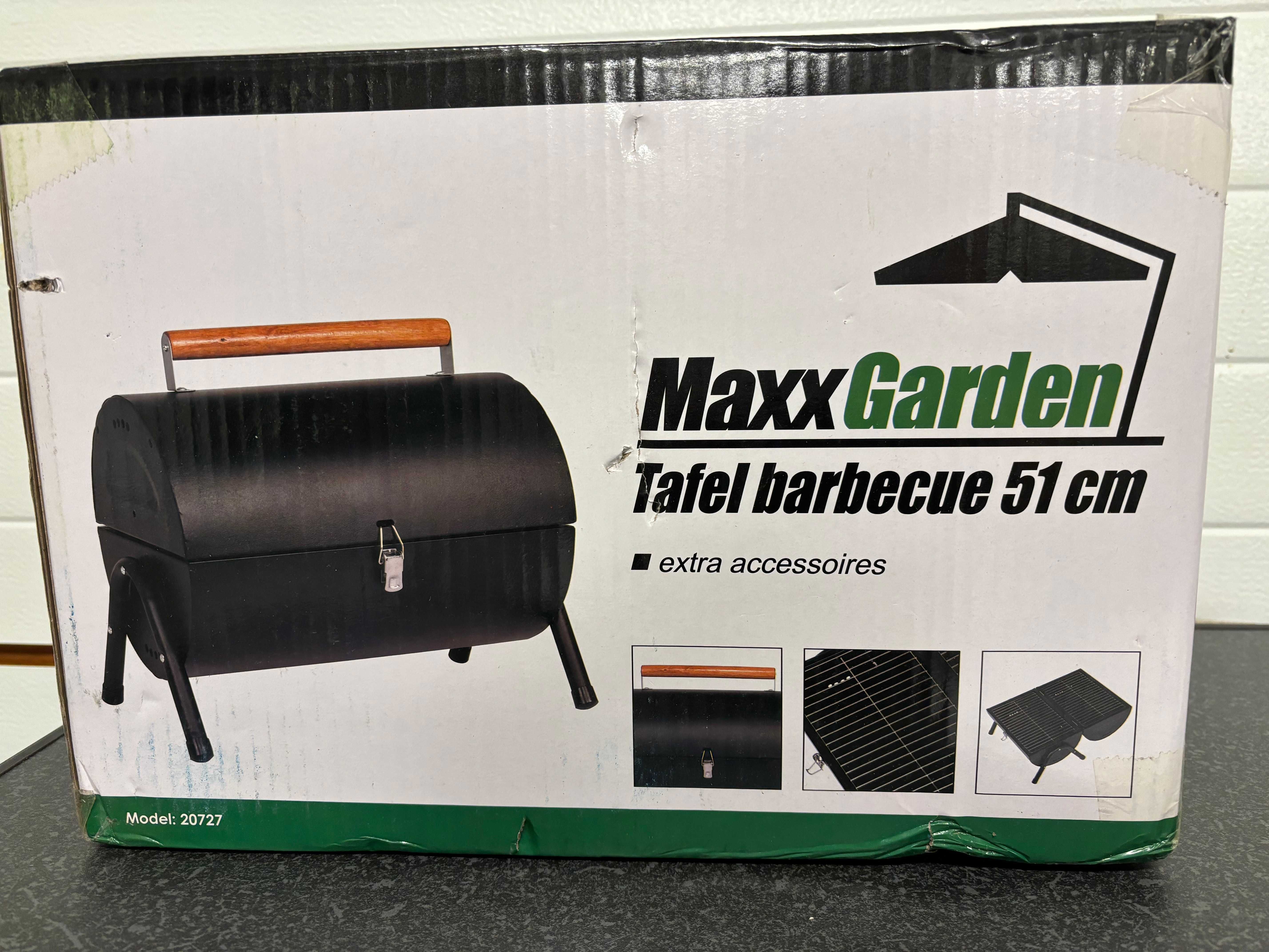 MaxxGarden Grill na węgiel drzewny podróżny mini grill stołowy piknik