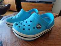 Crocsy dziecięce niebieskie