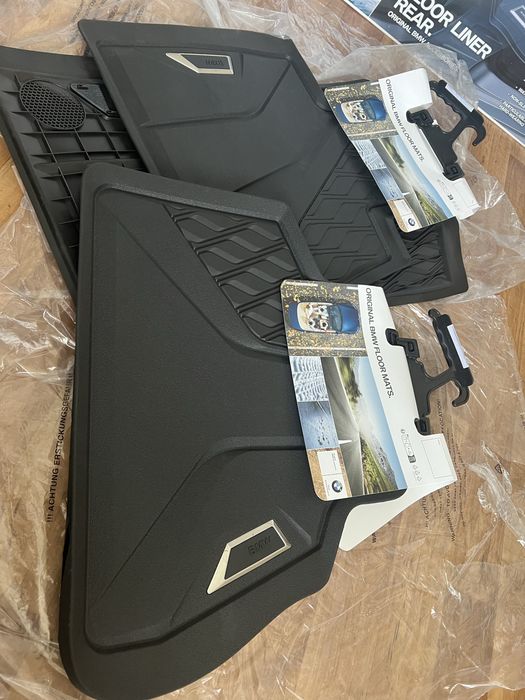 Новые оригинальные коврики BMW БМВ X5 F15/G05/X7 G07 резина, велюр