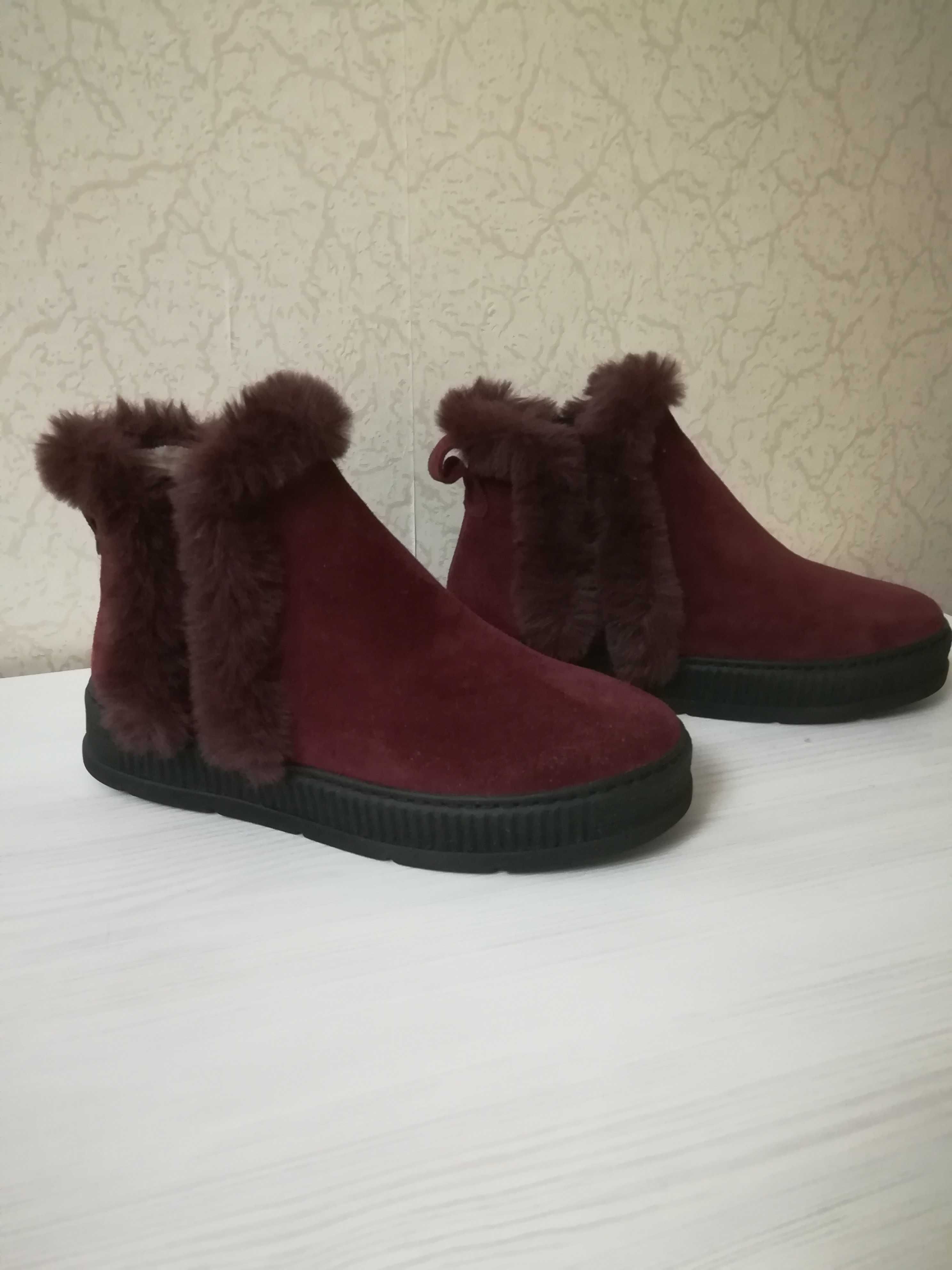 Женские ботинки зимние