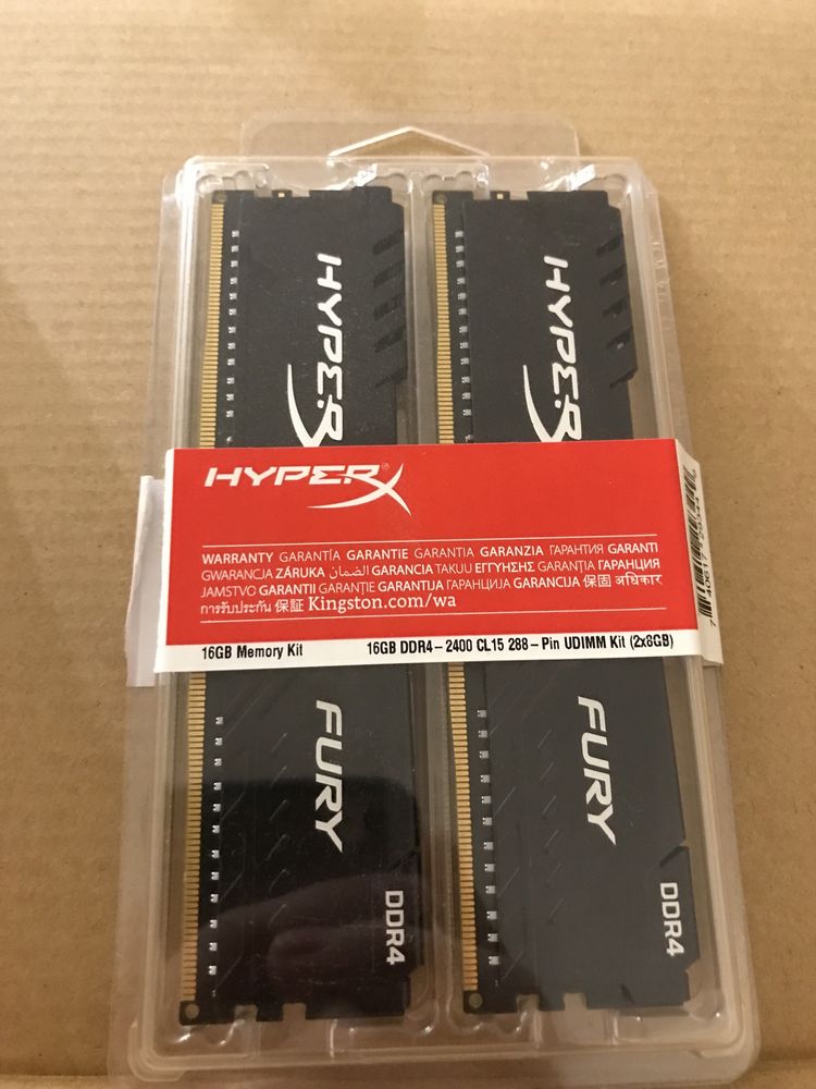 Оперативна память Hyperx 16gb 2400 ddr4