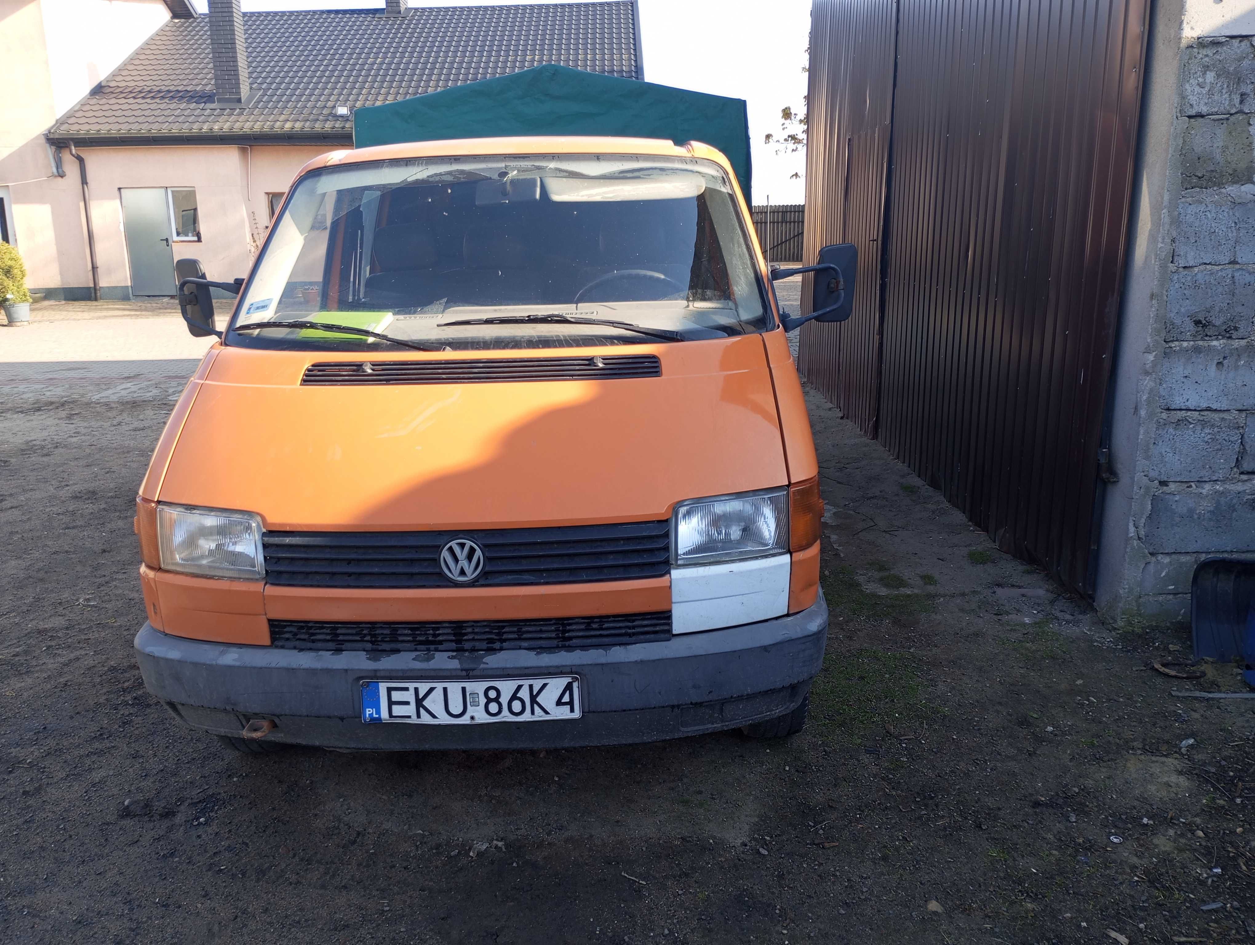 volkswagen doka transporter skrzynia paka