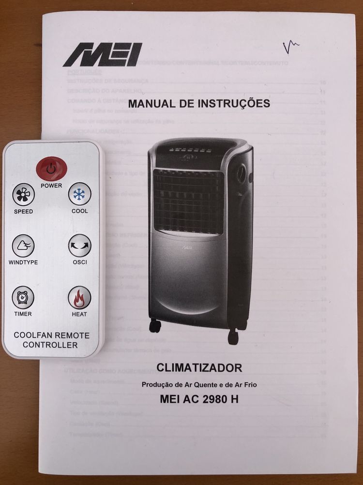 Climatizador MEI 2980H frio/quente