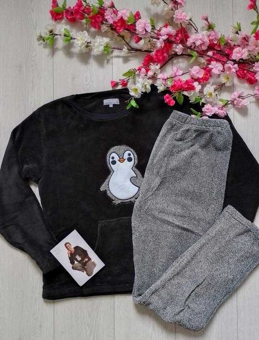 Жіноча махрова піжама домашній одяг l, xl