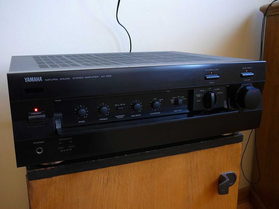 Wzmacniacz stereo YAMAHA AX-592 2x100W Top Art