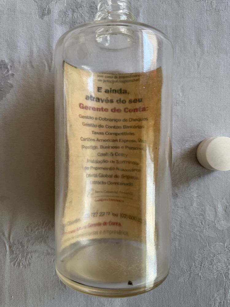 Garrafa de vidro Vintage - Perfumaria Francesa