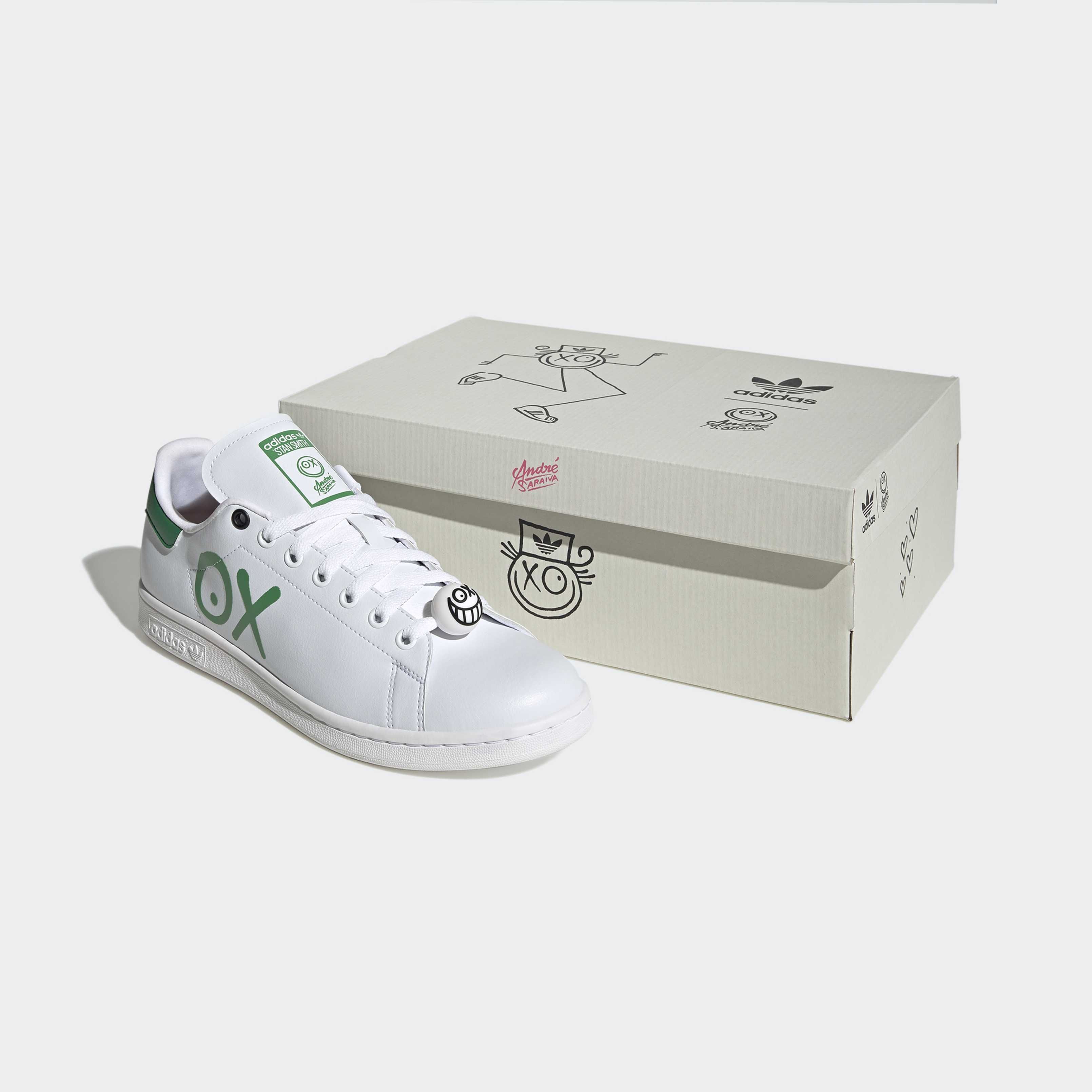 Оригинальные мужские кроссовки Adidas STAN SMITH HQ6862