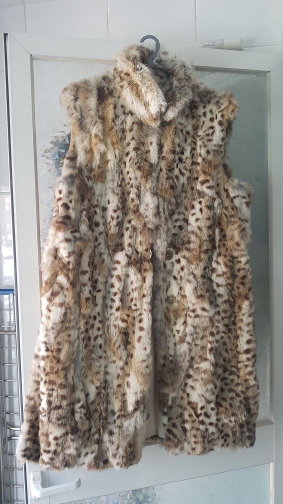 Casaco de pelo coelho