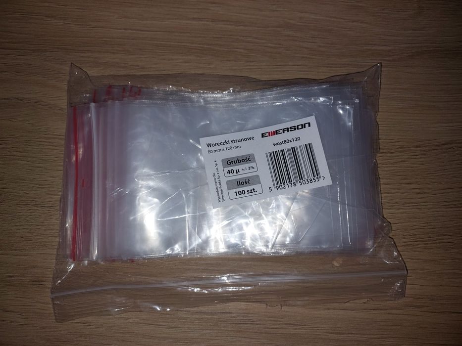 Woreczki strunowe 80 szt. 8 x 12 cm