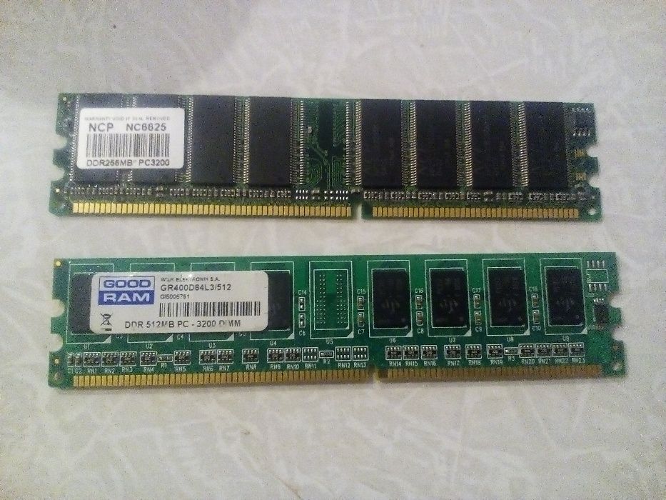 Оперативная память ddr 256mb 512MB pc3200