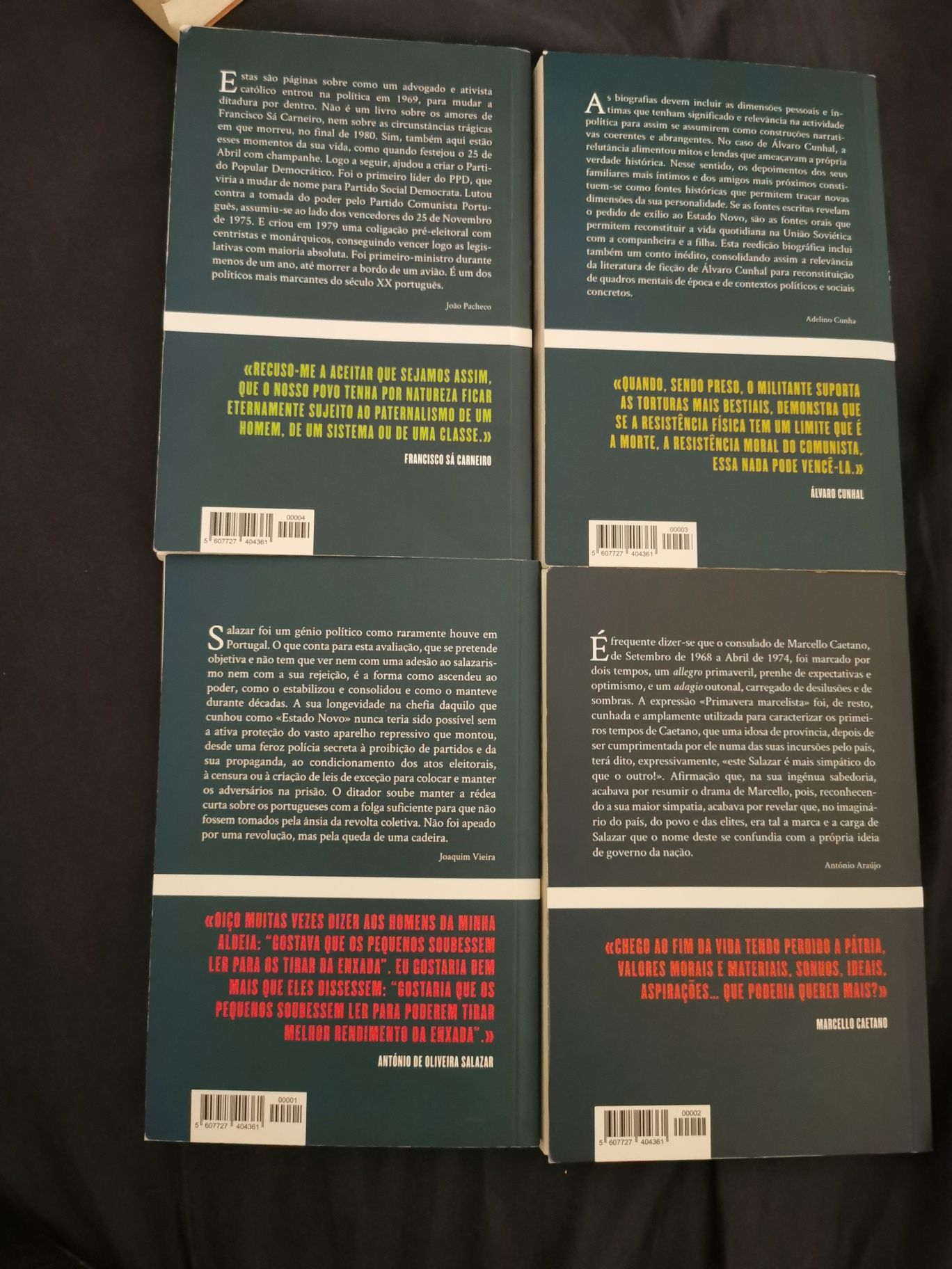 Biografias da nossa história contemporânea
