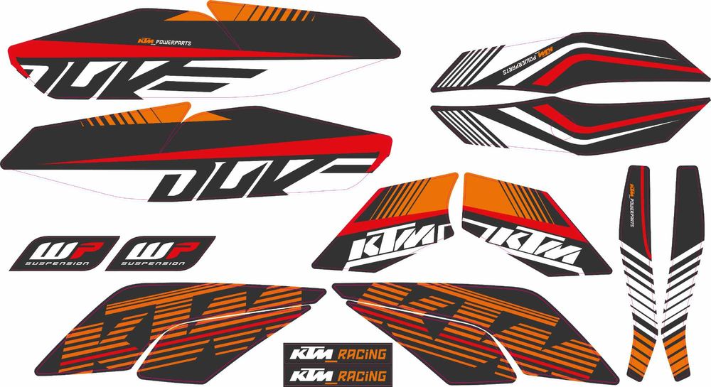 Autocolantes KTM Duke