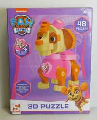 Puzzle 3D Psi Patrol piankowe Skye Paw Patrol