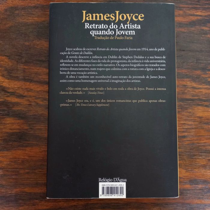 Virginia Woolf Orlando/James Joyce Retrato do artista quando jovem