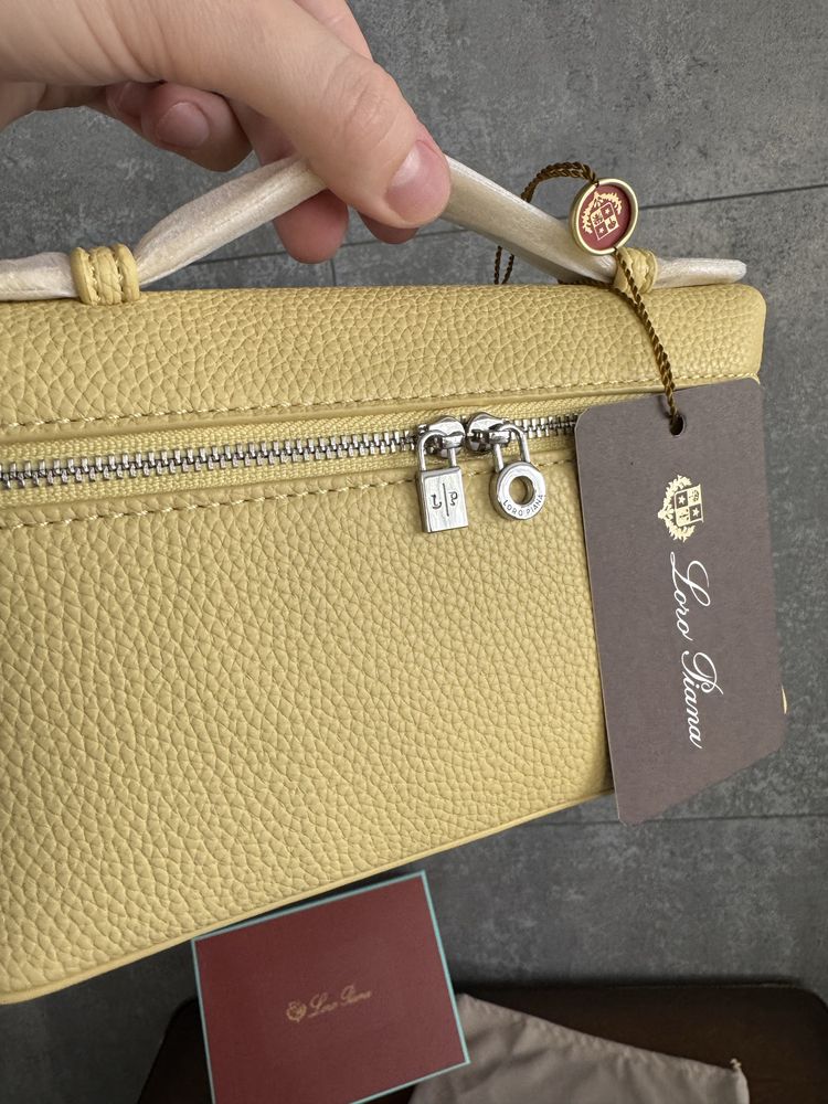 Loro Piana do reki kelly na pasku mała birkin hermes nowa żolta yellow