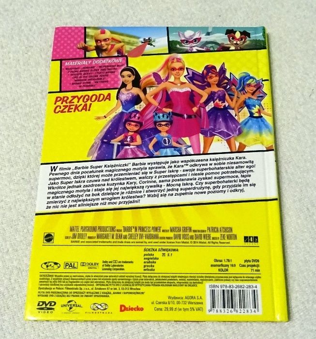 BARBIE Super Księżniczki - DVD