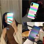 Рефлективный чехол на iPhone 6 светоотражающий хамелеон