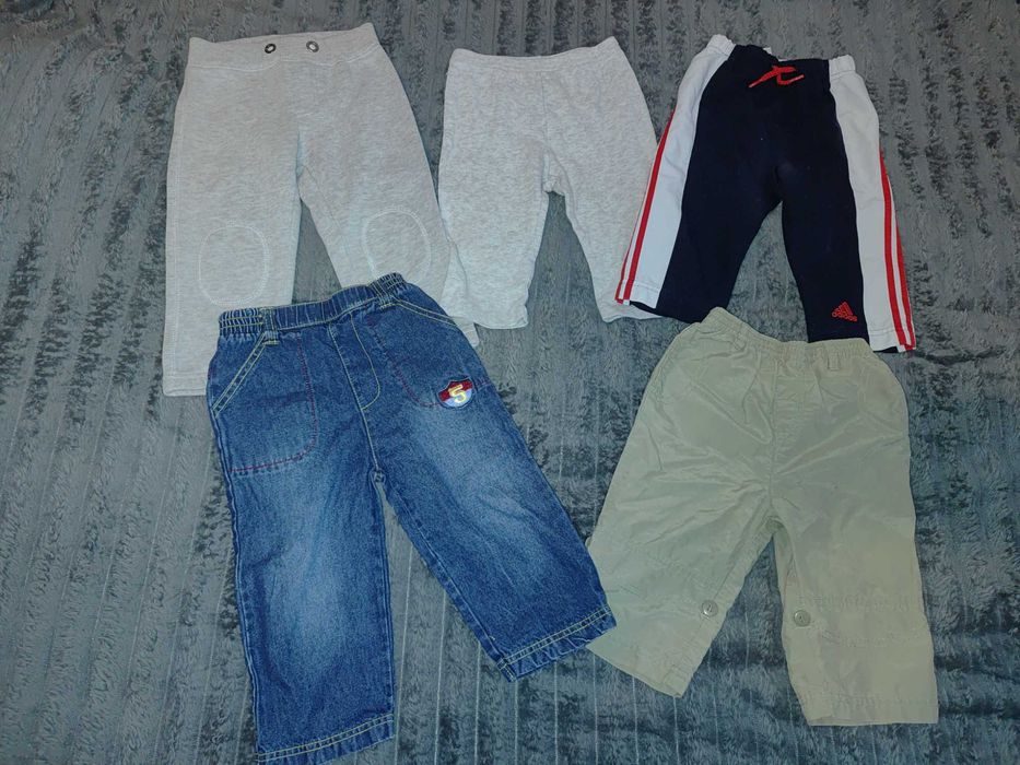 Zestaw ubranek dla chlopca rozmiar 74 i 80
