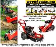 Wypożyczalnia! Frezarka spalinowa do pni korzeni Wynajem!
