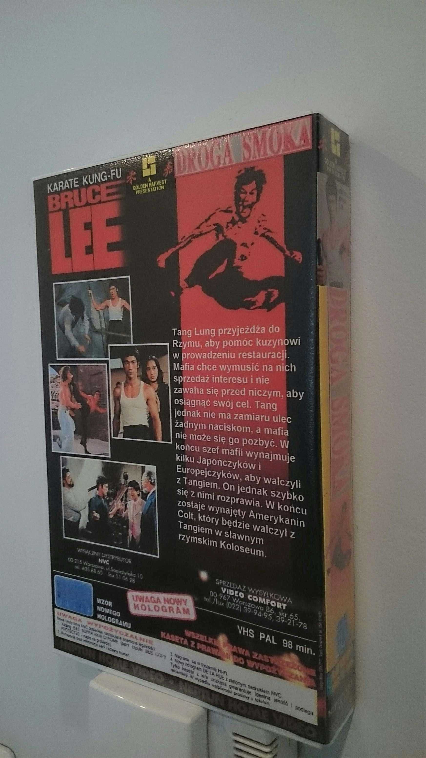 Droga smoka / Tango Cash / Znachor VHS Filmy kasety Stallone Bruce Lee
