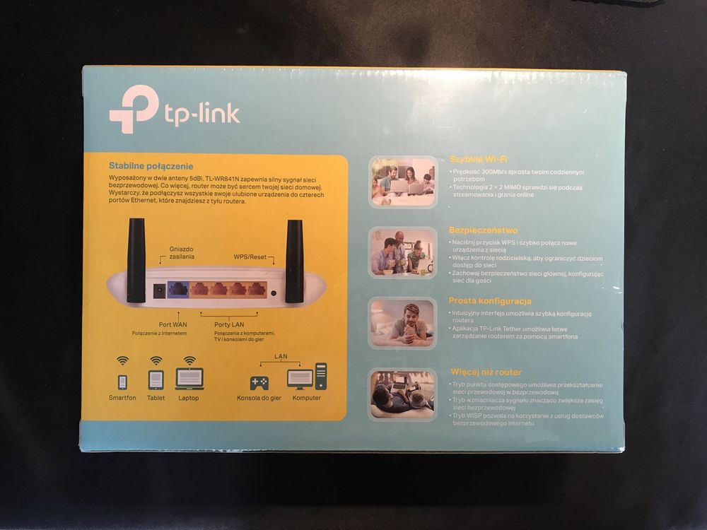 Router bezprzewodowy TP-LINK nowy TL-WR841N