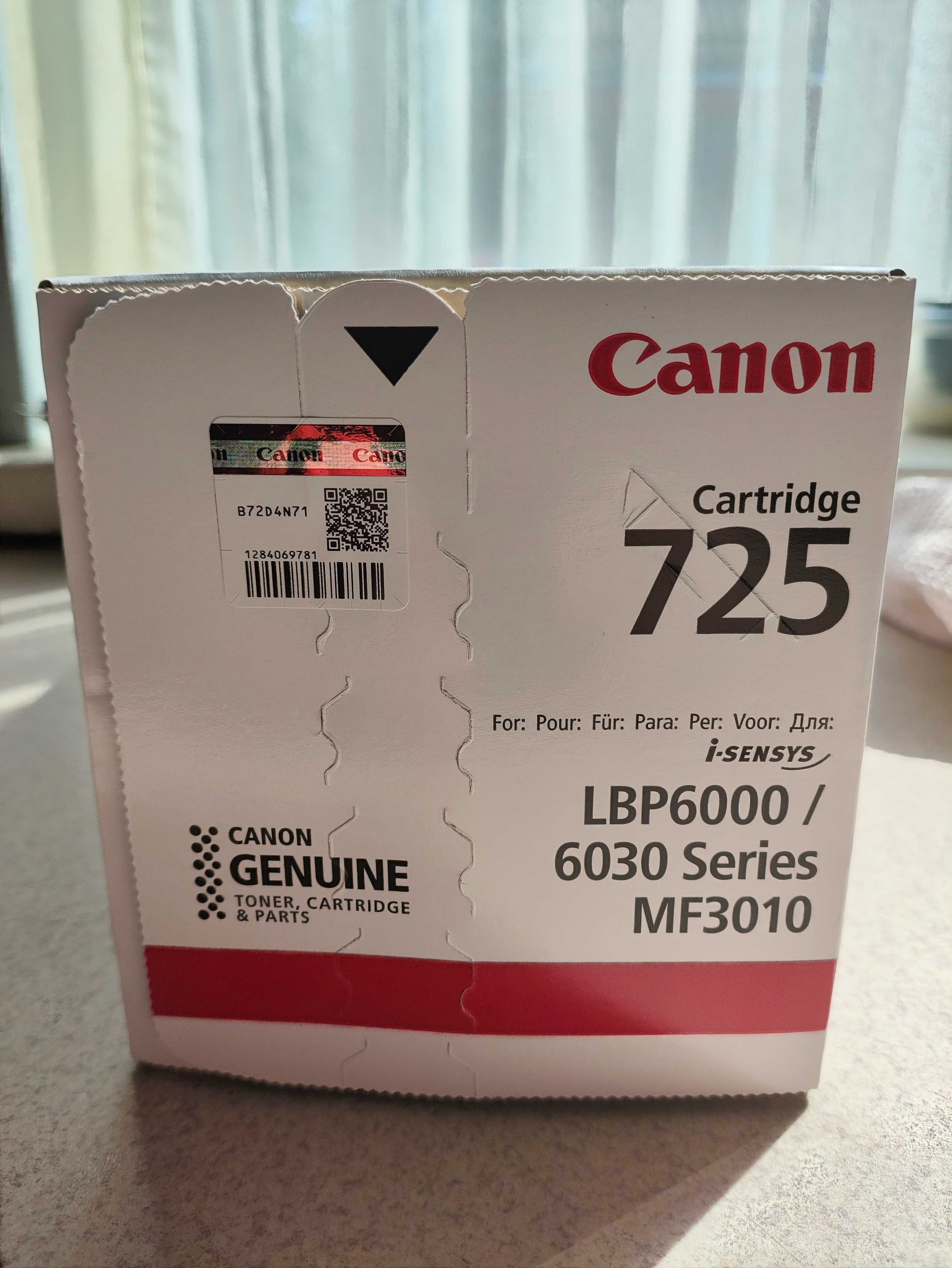 Картридж Canon 725 оригінал