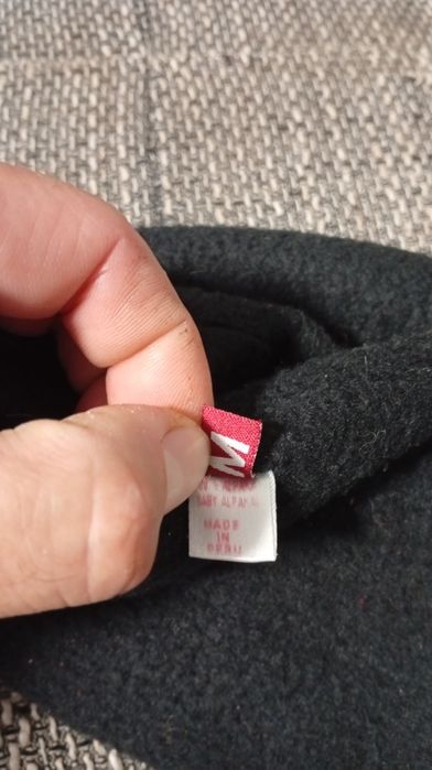 Тепла вязана шапка з вовни альпаки Arco Iris Alpaca wool. М (51-57см)