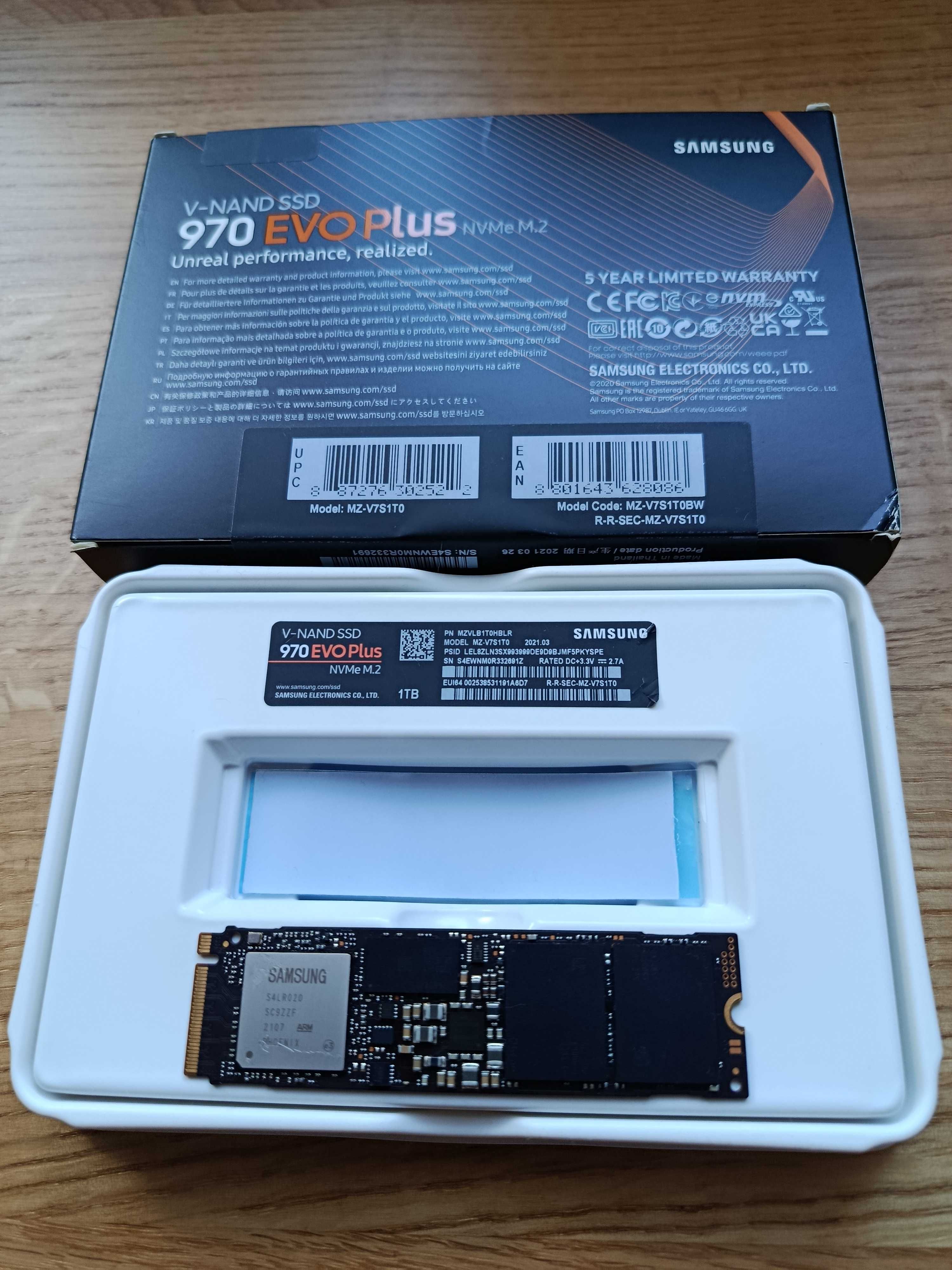 Dysk SAMSUNG 970 Evo Plus 1TB SSD