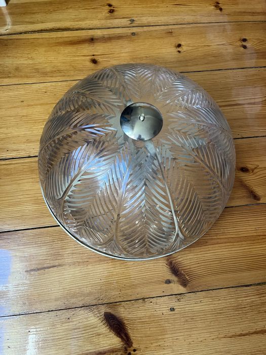 Lampa sufitowa plafon vintage kryształowy 2 sztuki