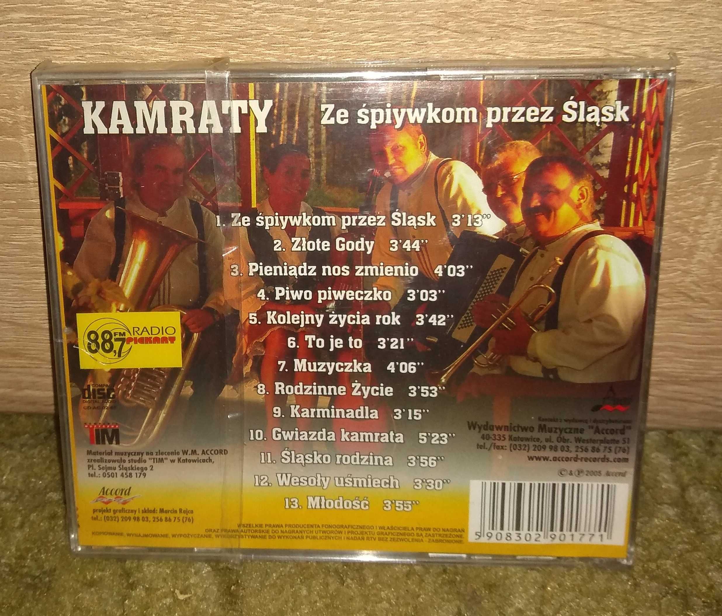 Kamraty / Ze ŚPIYWKOM Przez Śląsk / CD / FOLIA /