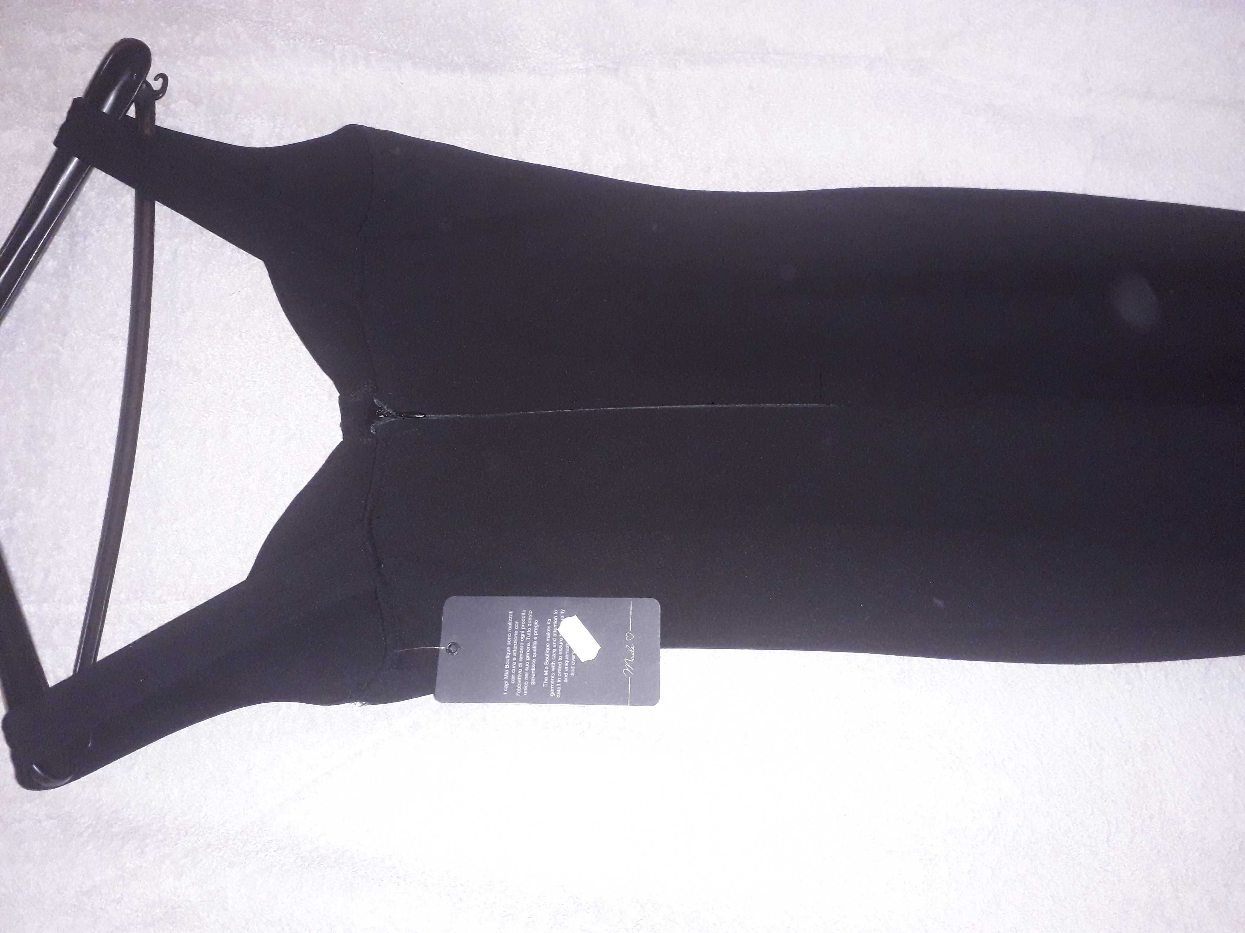 Vestido de gala em preto