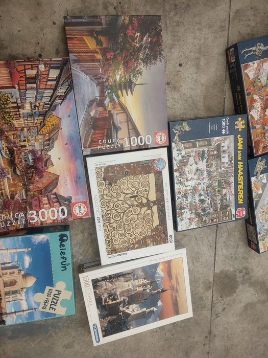 Puzzles 500, 1000 e 3000 peças